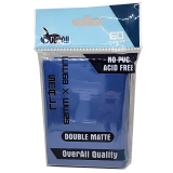 Sleeve Pequeno Double Matte 62mmX89mm - Azul